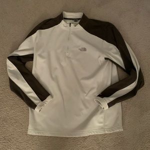 The North Face men’s quarter fleece pullover TKA 100